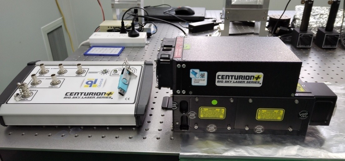 Lidar system laser support